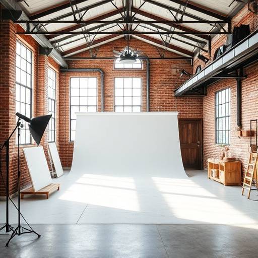 Industrial loft photo studio