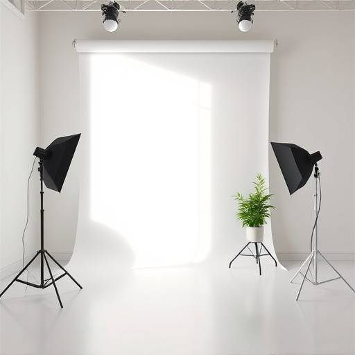 Photo studio bathed in natural light